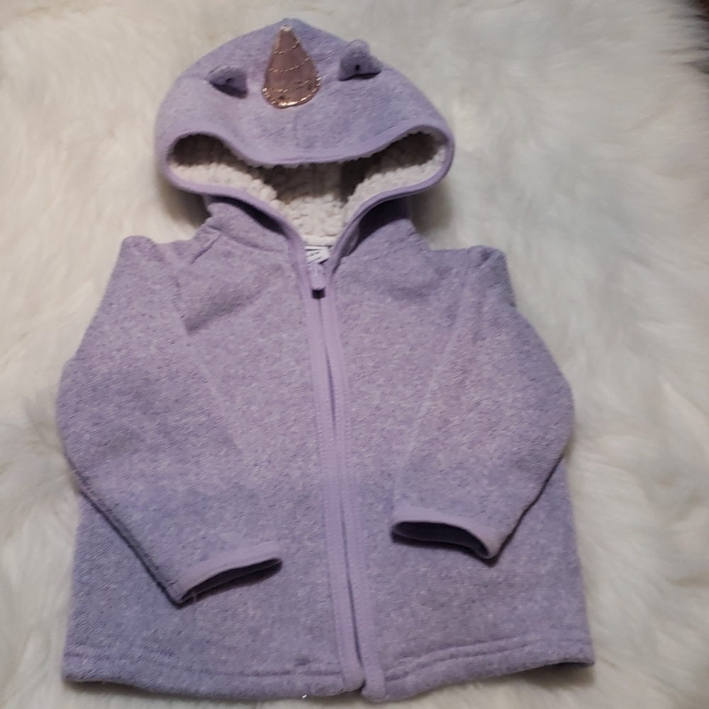 6-12m old navy fleece jacket